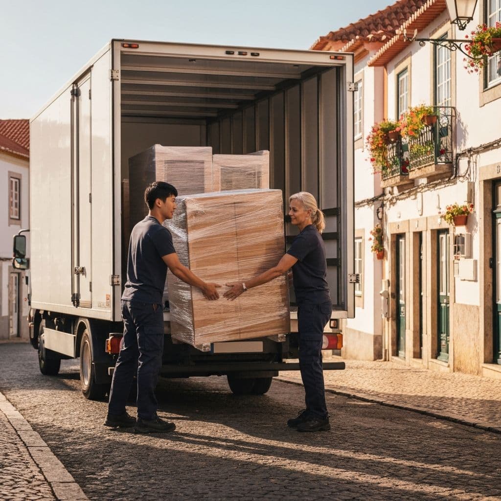 Equipa profissional de mudancas
